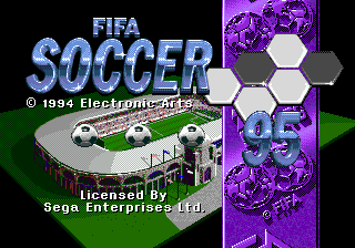FIFA Soccer 95 Title Screen